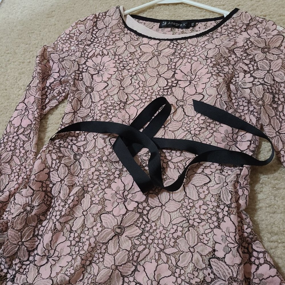 Pink blouse with cami